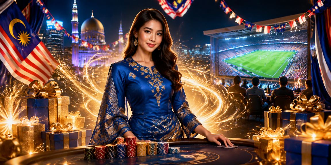 Peminat sukan memakai baju tradisional bertaruh sukan di Selangor